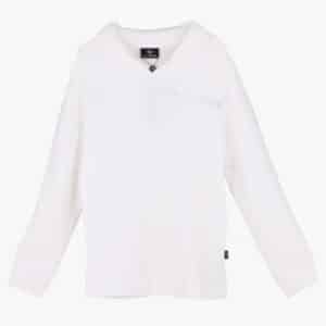 Bluza Plein Sport biała z kapturem