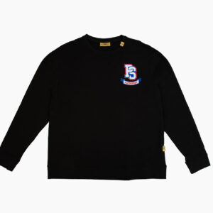 Bluza czarna Plein Sport z haftowanym logo