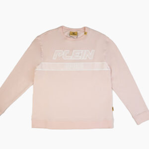 Bluza różowa Plein Sport z nadrukiem