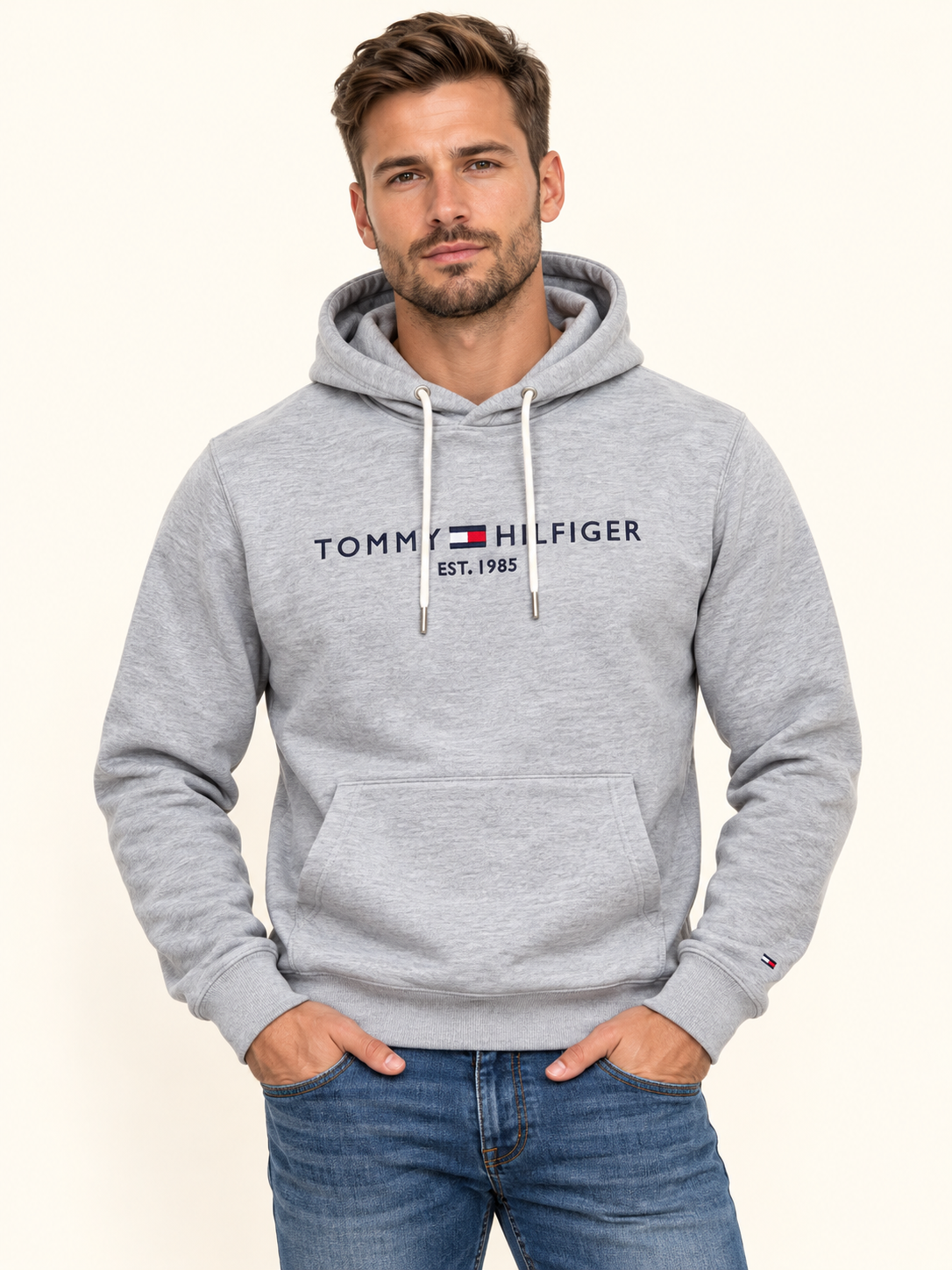 Bluza męska Tommy Hilfiger z kapturem, ocieplana, regular fit